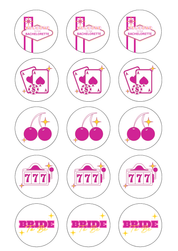 Bride Vegas Cupcake Edible Image Template