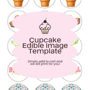 Final Fiesta Cupcake Edible Image Template