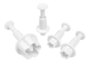 Sweet Cuts Flower Blossom Plunger Cutter Set 4pc
