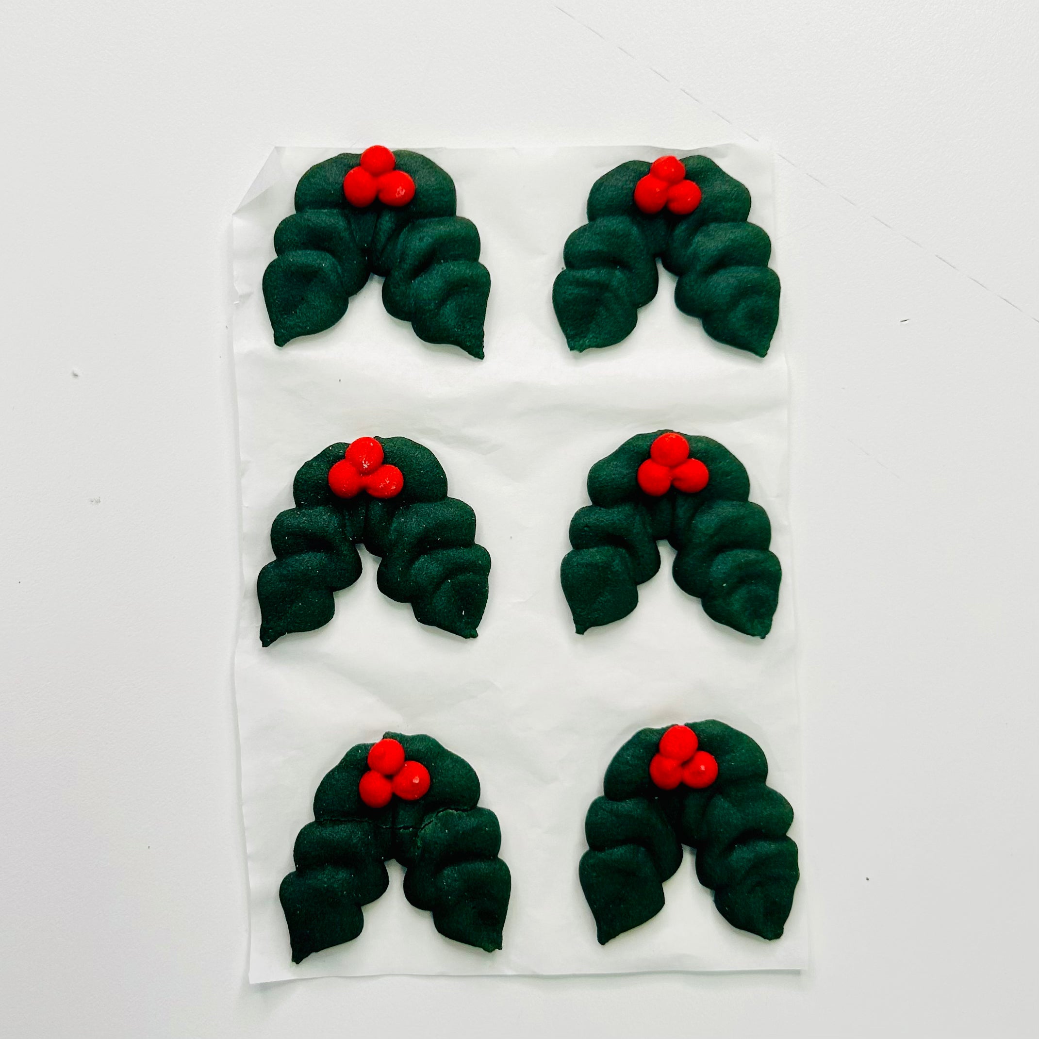 Sugar Holly & Berry Medium Pack 6
