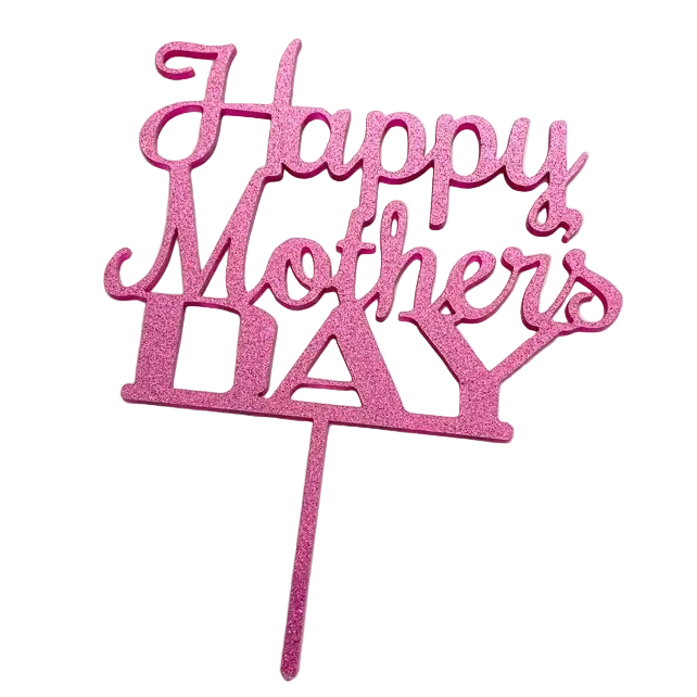 HAPPY MOTHERS DAY GLITTER ACRYLIC SIGN