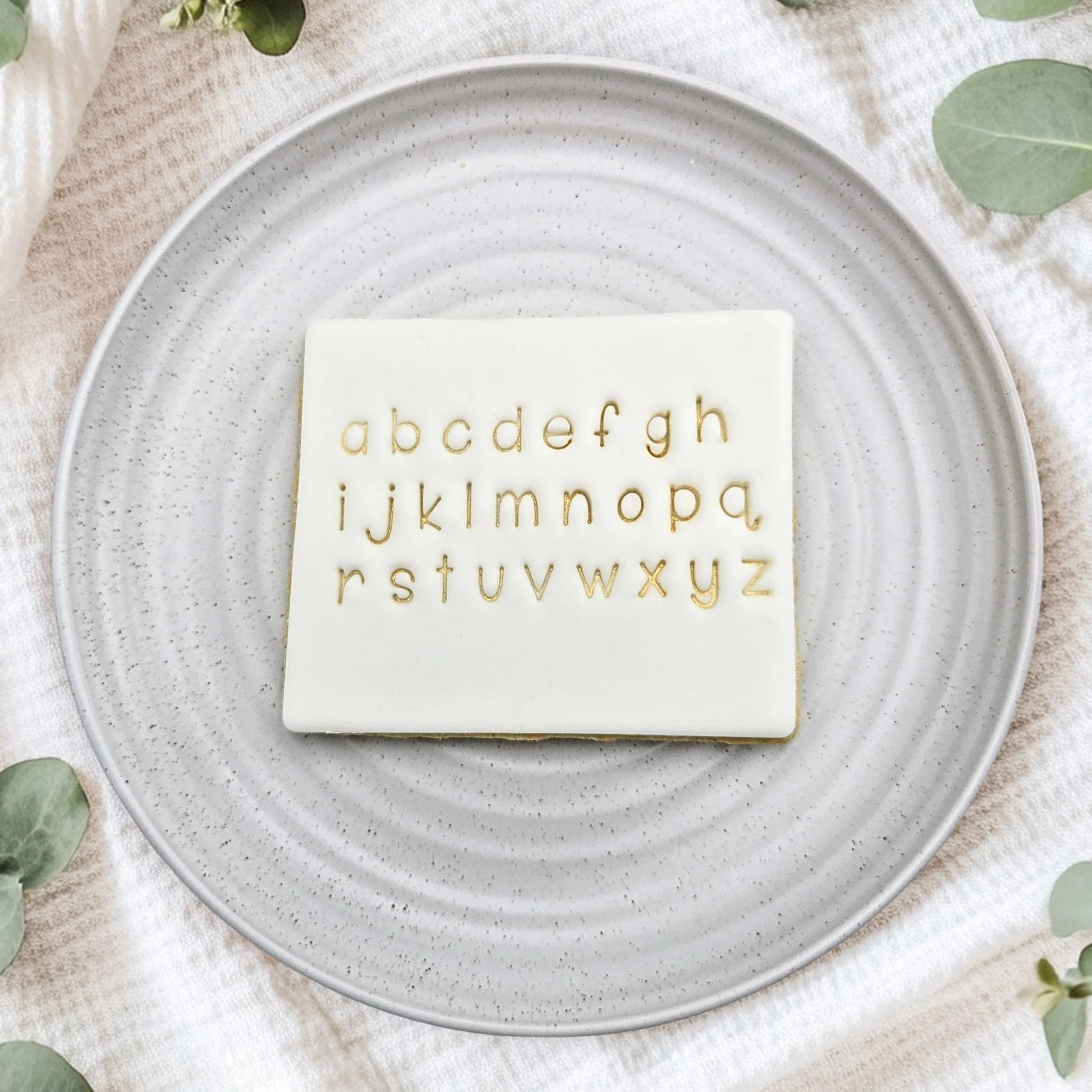 Handwriting Lowercase Alphabet Stamps