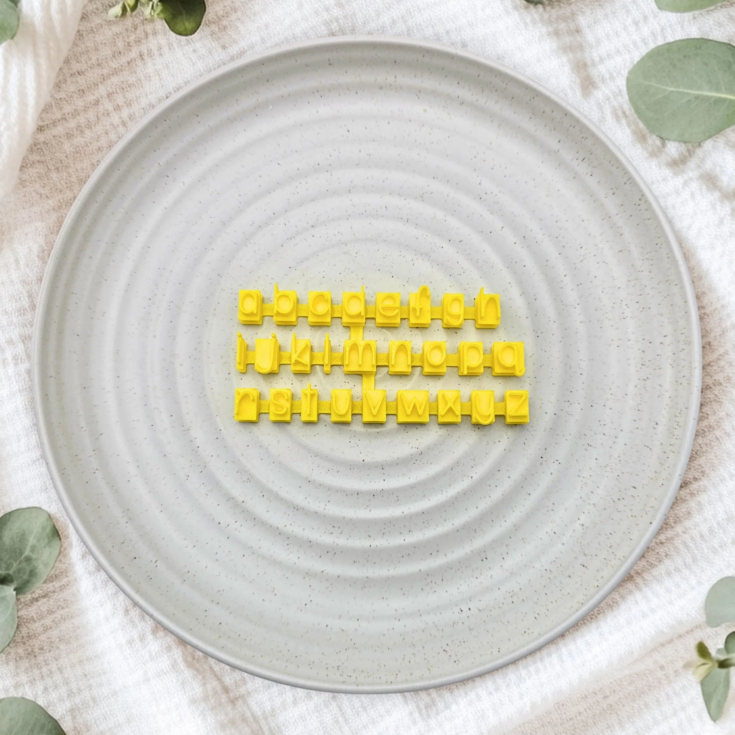 Handwriting Lowercase Alphabet Stamps