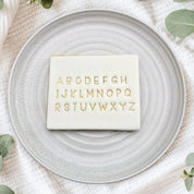 Handwriting Uppercase Alphabet Stamps