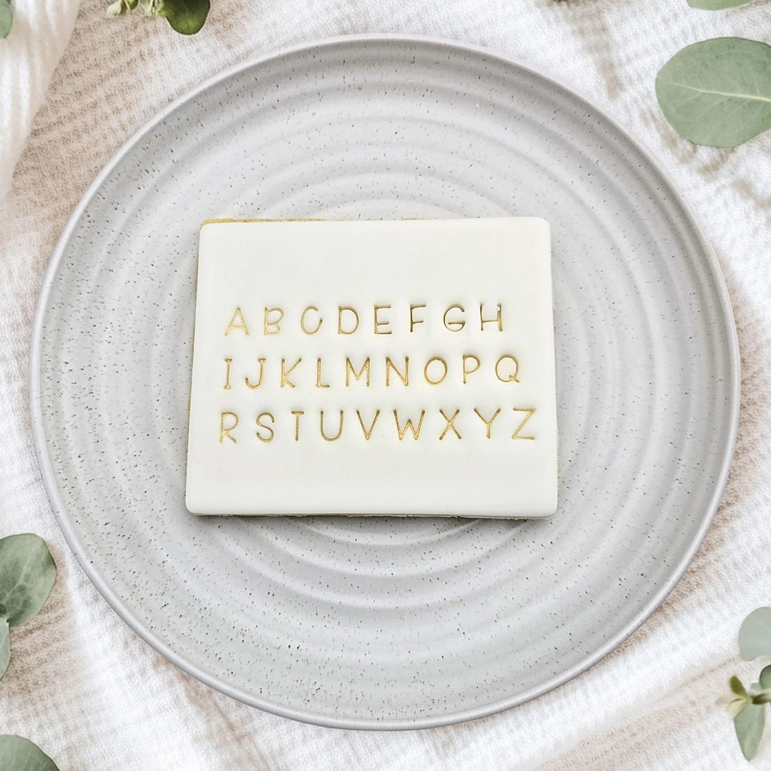 Handwriting Uppercase Alphabet Stamps