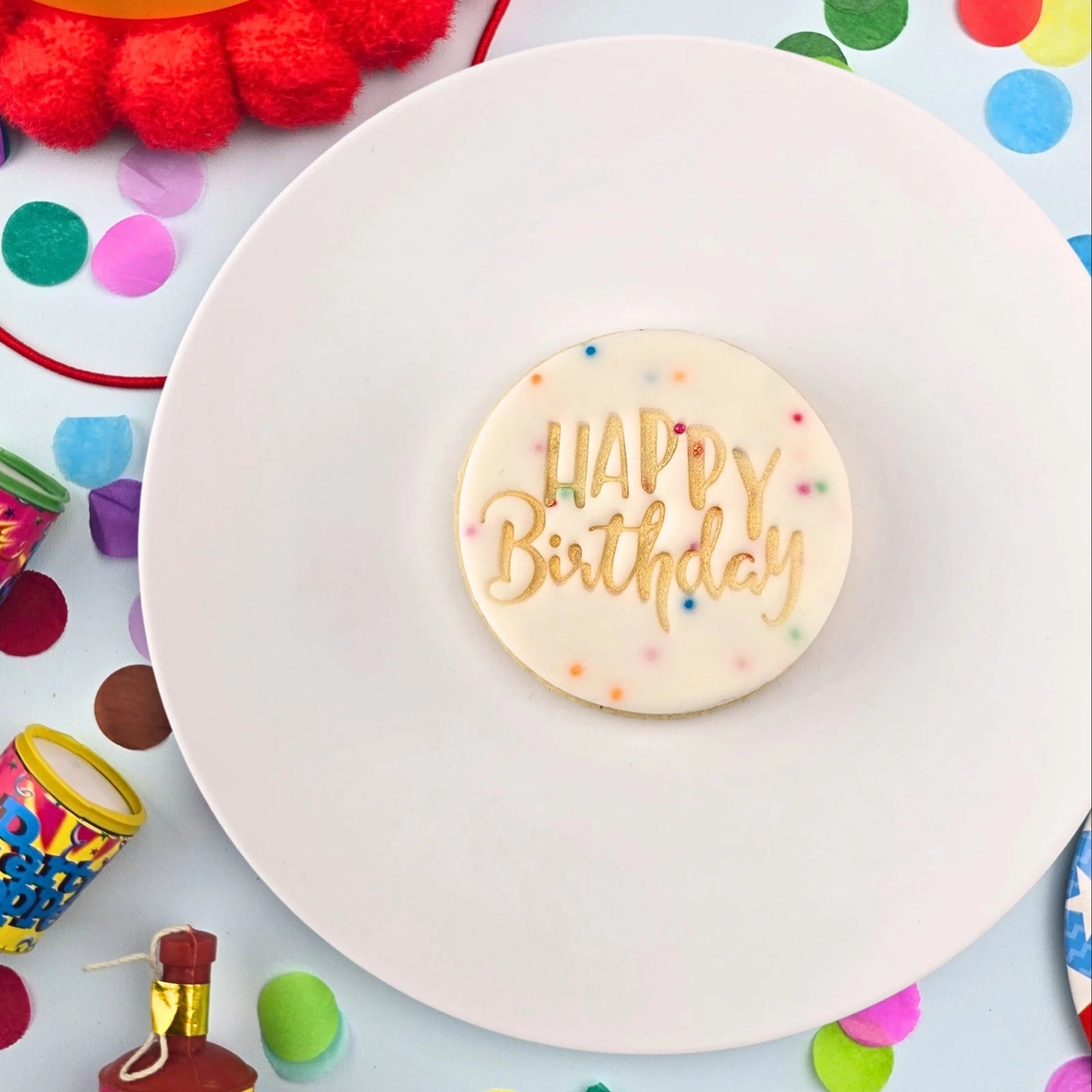 Happy Birthday Embosser 60mm