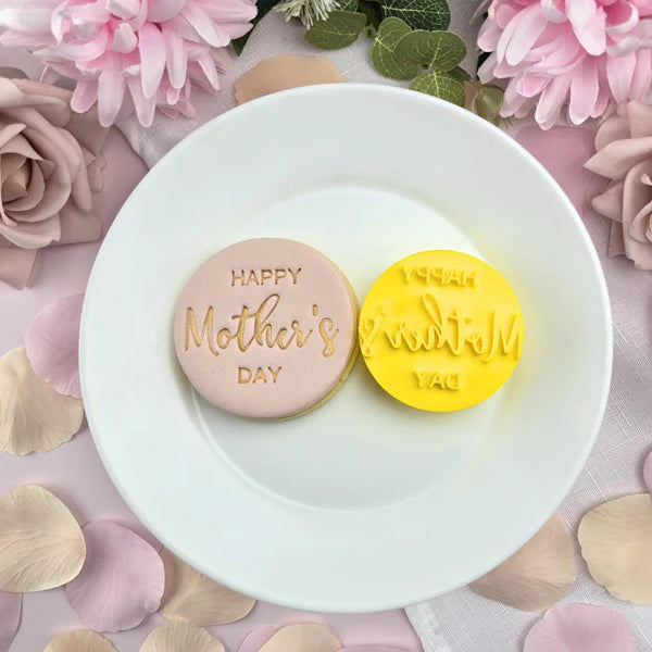 Happy Mothers Day V2 Embosser 40mm