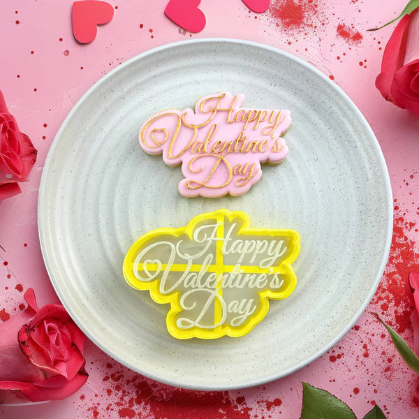 Happy Valentines Day Debosser & Cutter Set