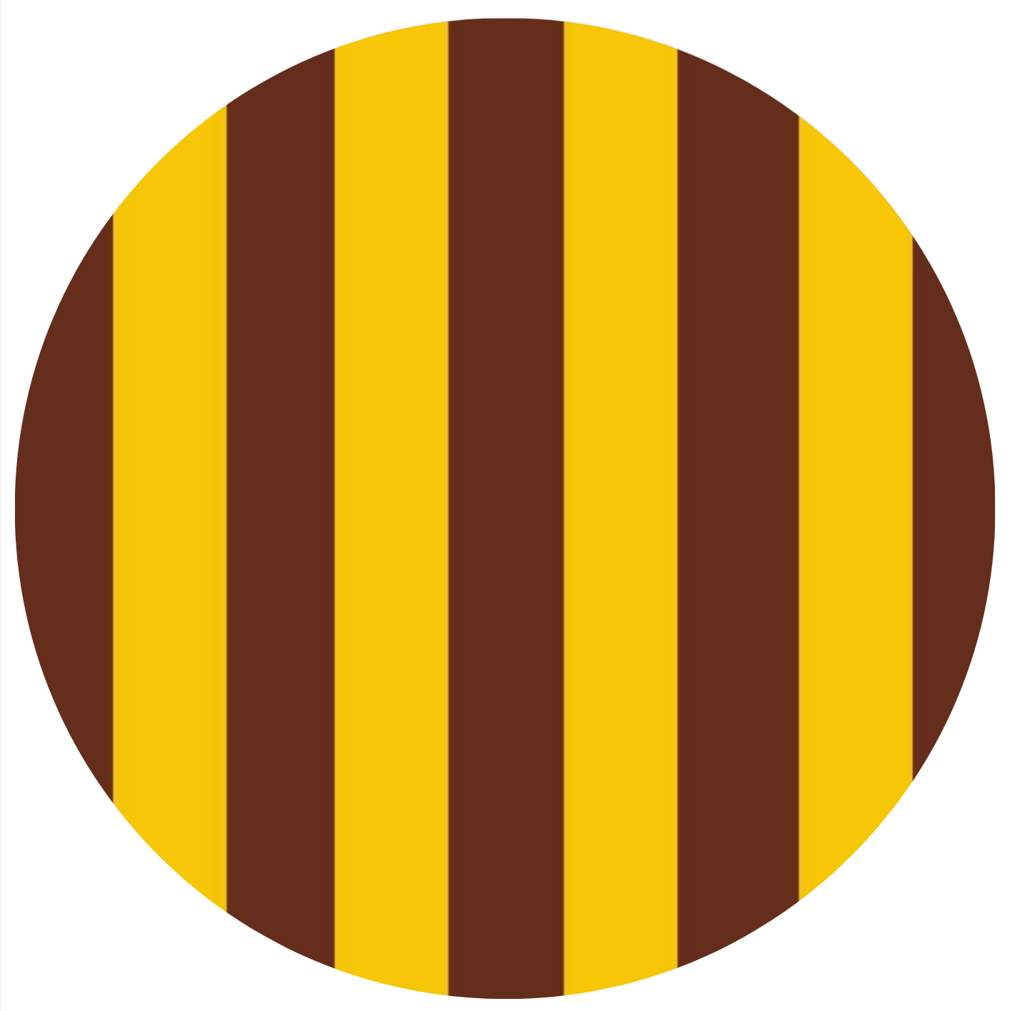 Hawks Footy Stripes 8 Inch Round Edible Images