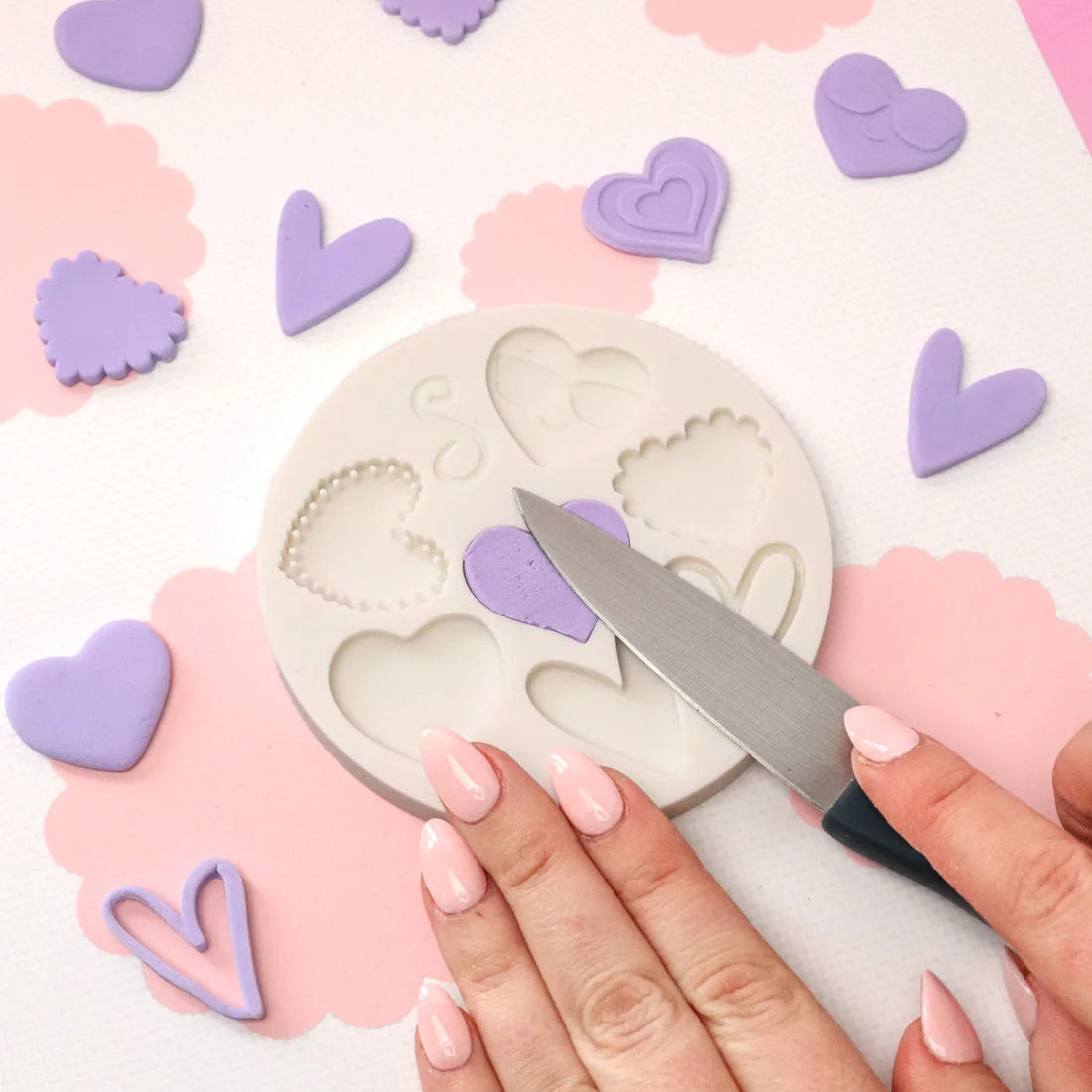 Savvy Moulds Hearts Large
