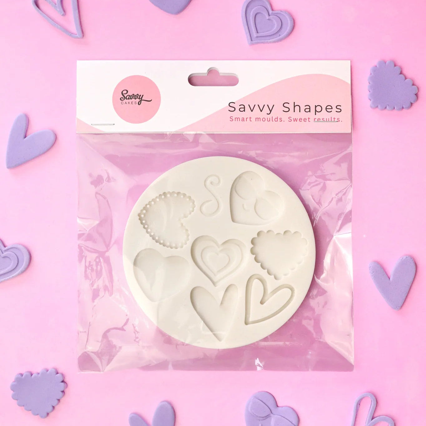Savvy Moulds Hearts Large