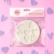 Savvy Moulds Hearts Large