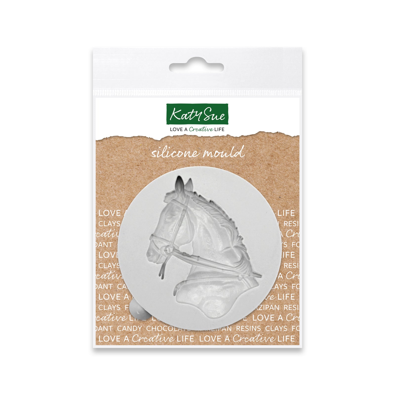 Katy Sue Horses Head Silicone Mould
