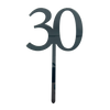 30 CHROME TALL MIRROR ACRYLIC CAKE TOPPER