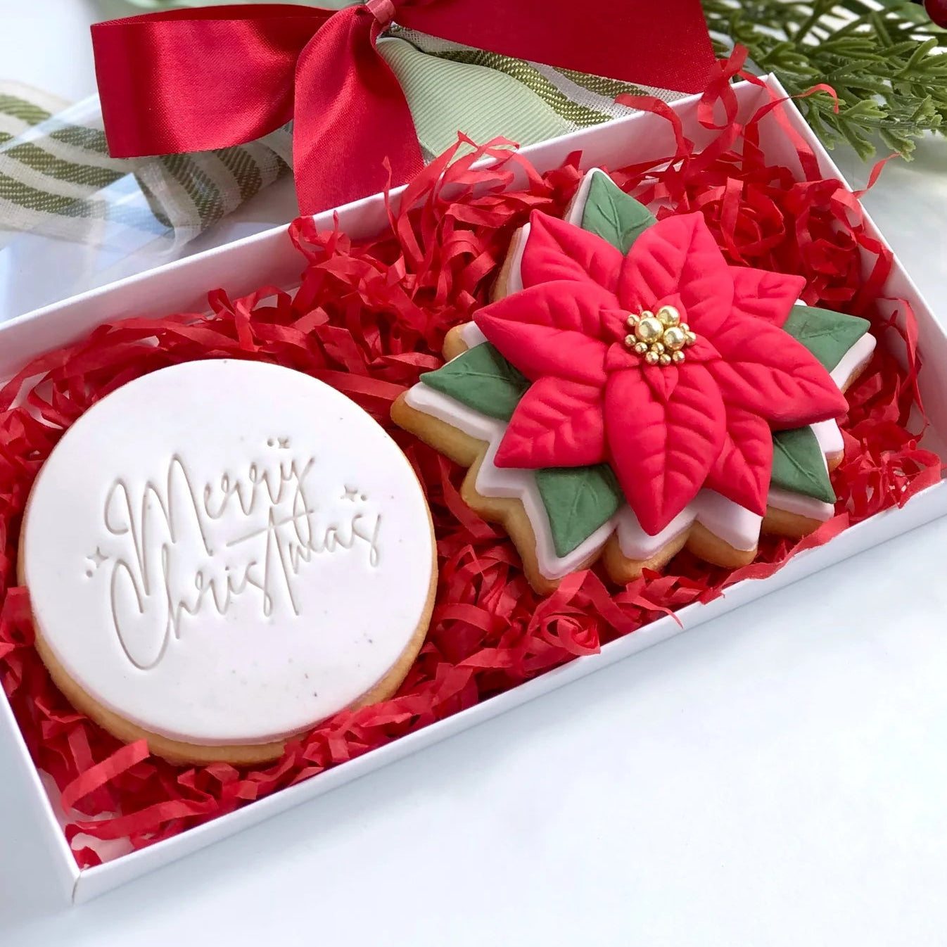 Poinsettia silicone mould + cutter set by Little Bikkie