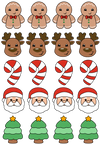 CHRISTMAS WAFER TOPPERS (20PK)