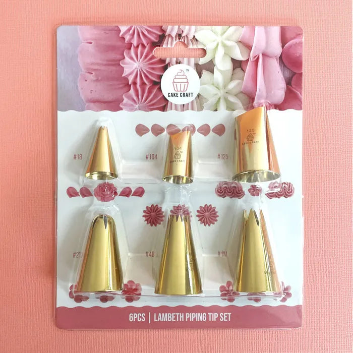 Lambeth Piping Tip 6 Piece Set