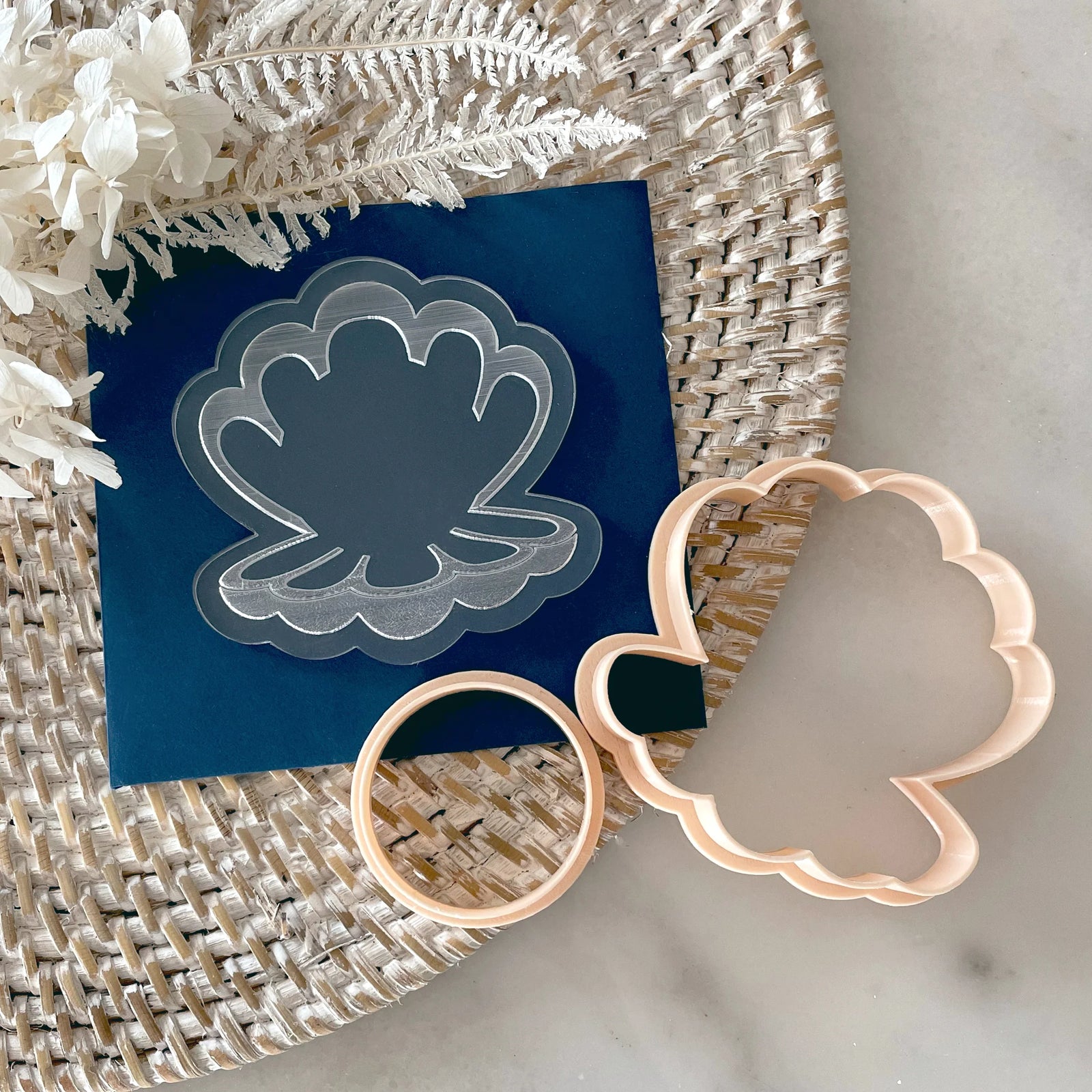 Clam Cutter and Debosser Set