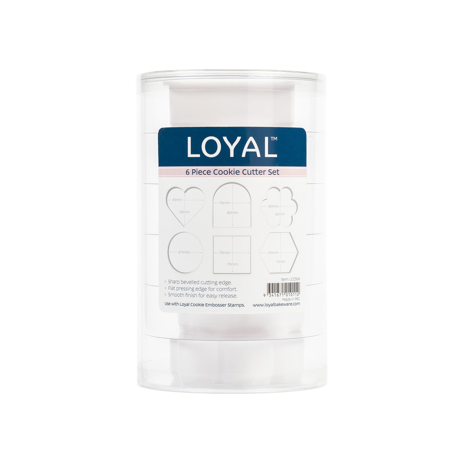 Assorted Shapes Plastic Cutter Set (6pce)