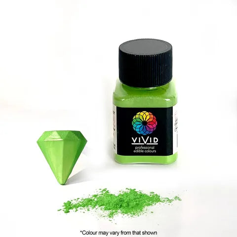 VIVID LEAF GREEN EDIBLE METALLIC DUST 10G