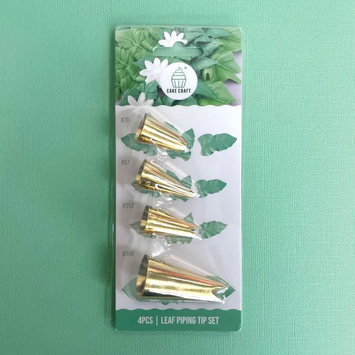 Leaf Piping Tip 4 Piece Set