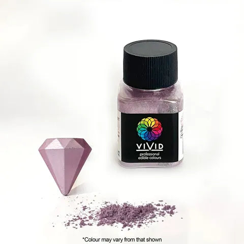 VIVID LILAC EDIBLE METALLIC DUST 10G