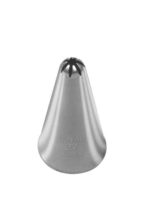 Loyal Piping Tip 27 CLOSED STAR STANDARD S/S