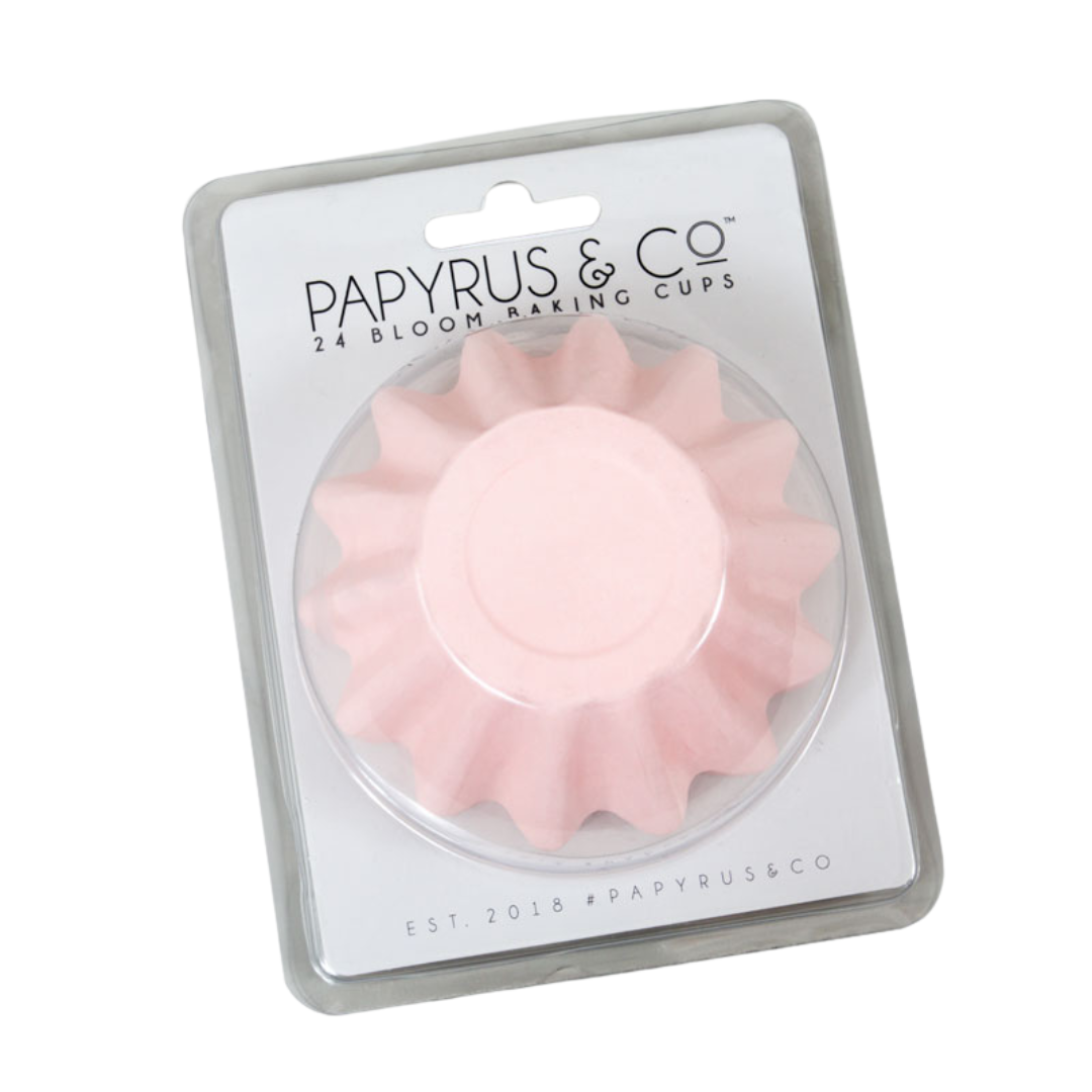 BLOOM PASTEL PINK Baking Cups 24pk
