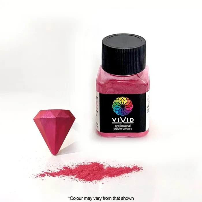 VIVID MAGENTA EDIBLE METALLIC DUST 10G