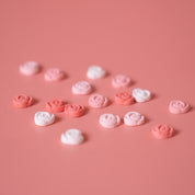 Ombre Mini Roses Icing Decorations 24 pieces