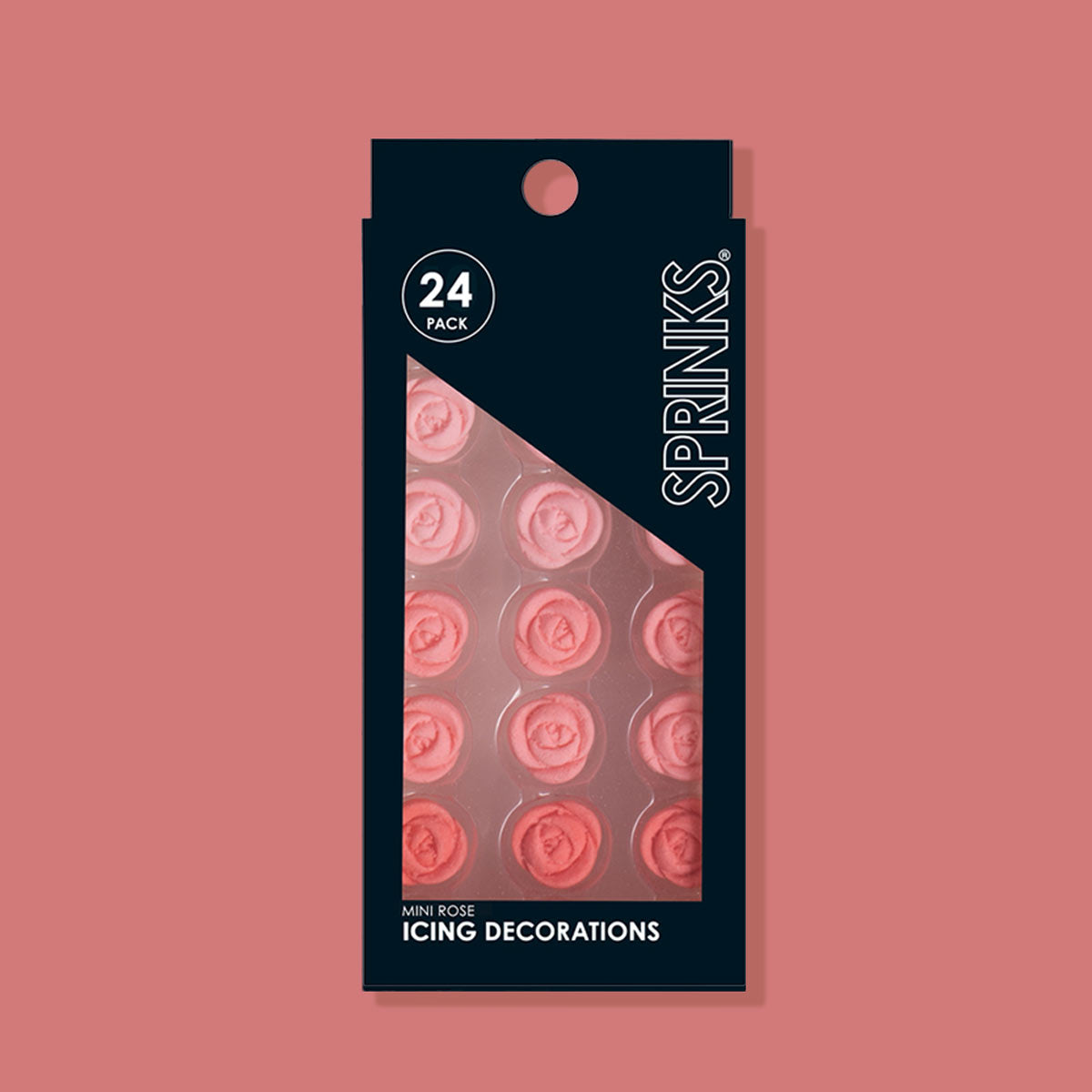 SPRINKS Icing Decorations OMBRE MINI ROSES (24 pieces)