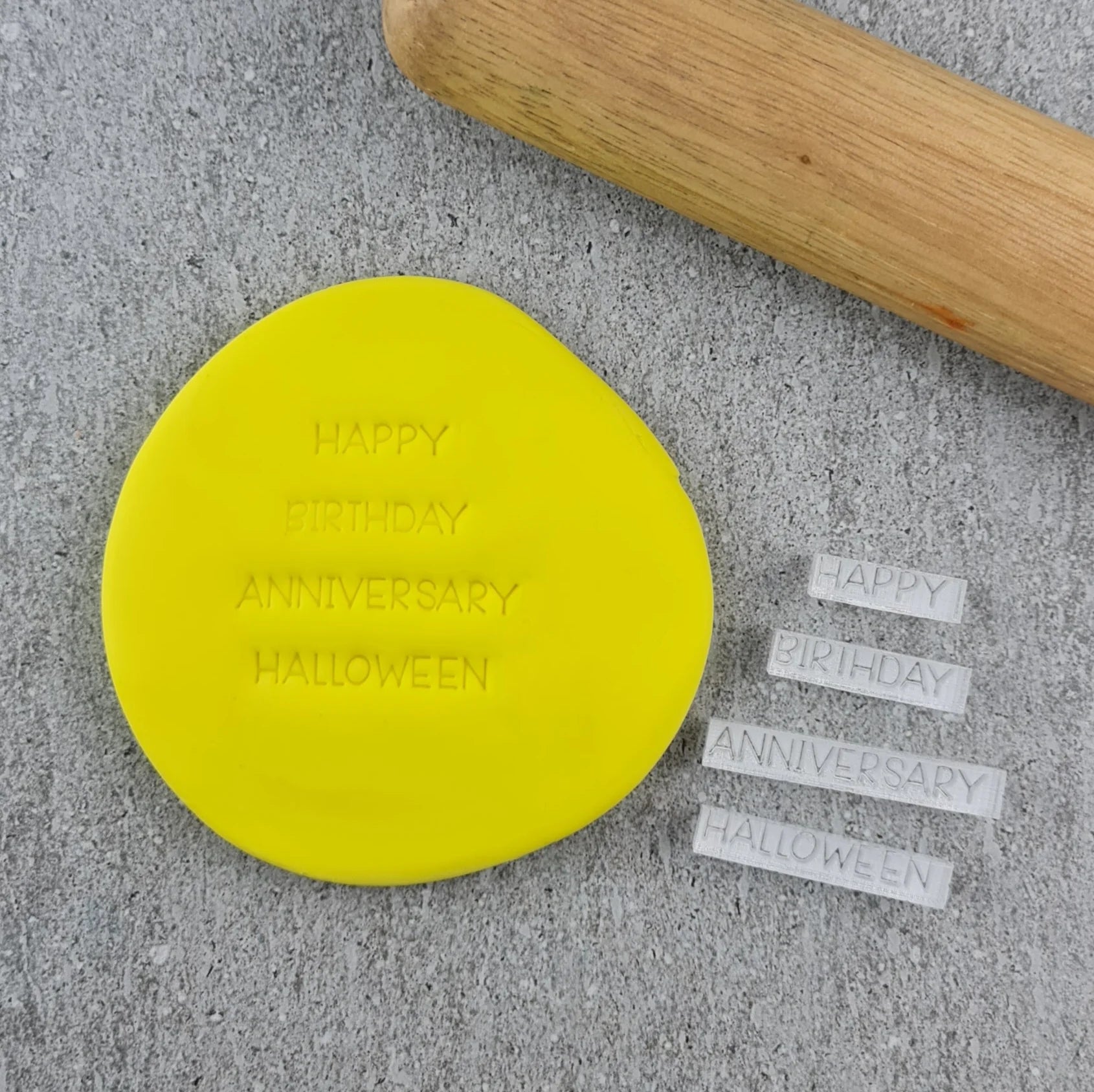 Birthday Mixed Message Embosser Set