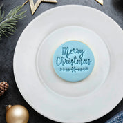 Merry Christmas Embosser 60mm