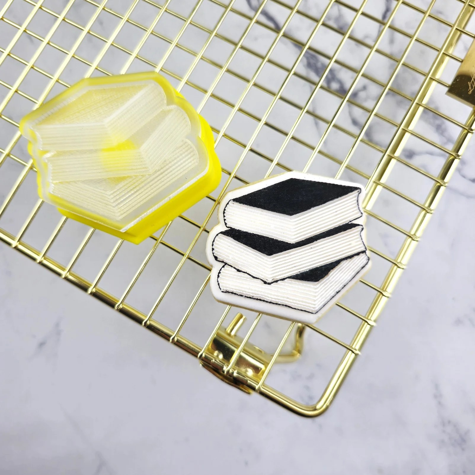 Mini Stack of Books Cutter and Debosser Set
