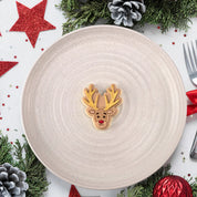 Mini Reindeer Cookie Cutter & Debosser Set