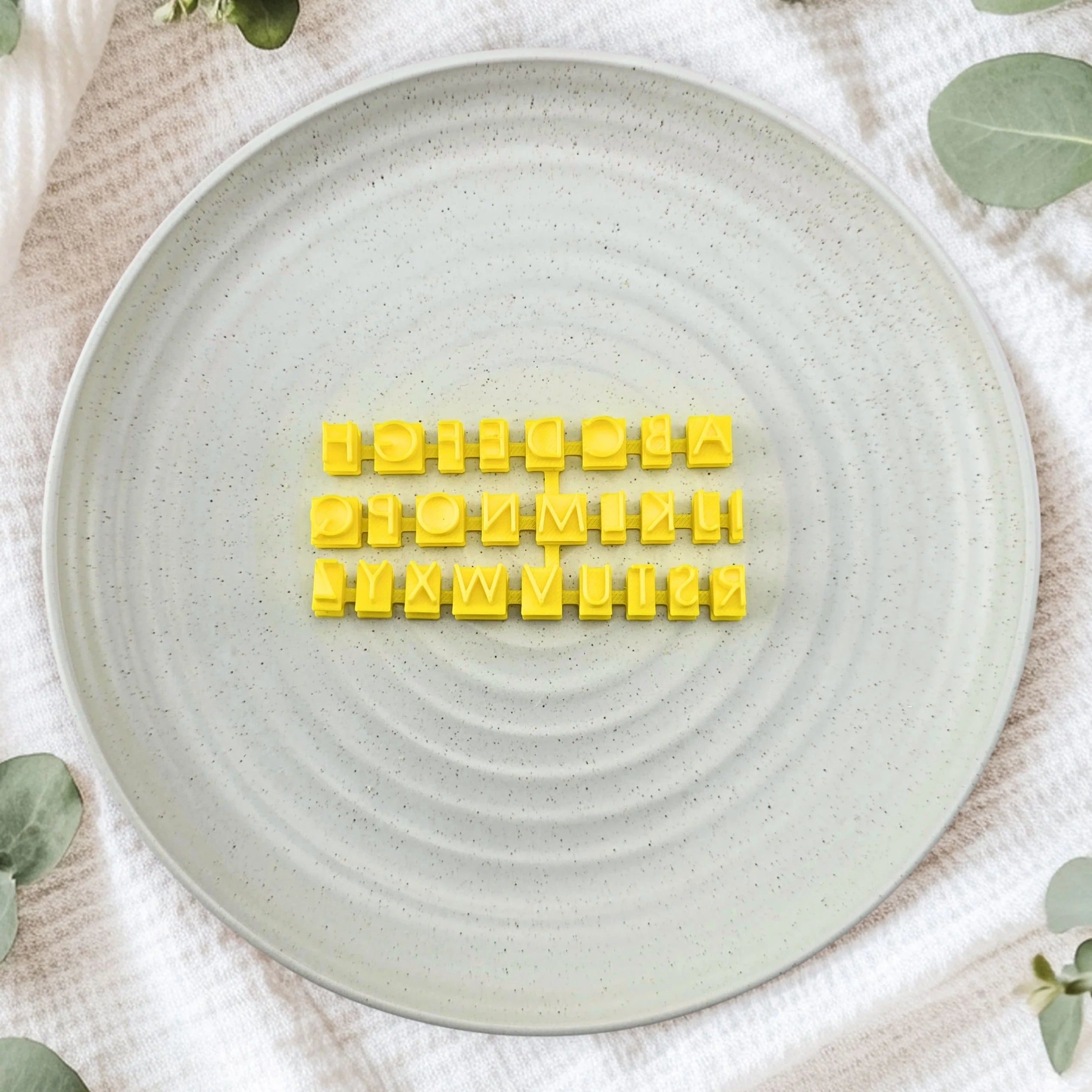 Modern Uppercase Alphabet Stamps