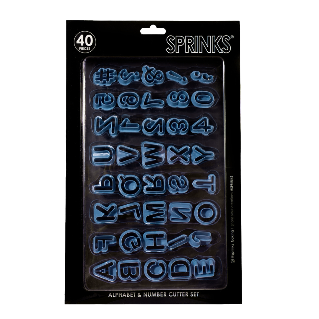 ALPHABET & NUMBER Cutter Set 40pce