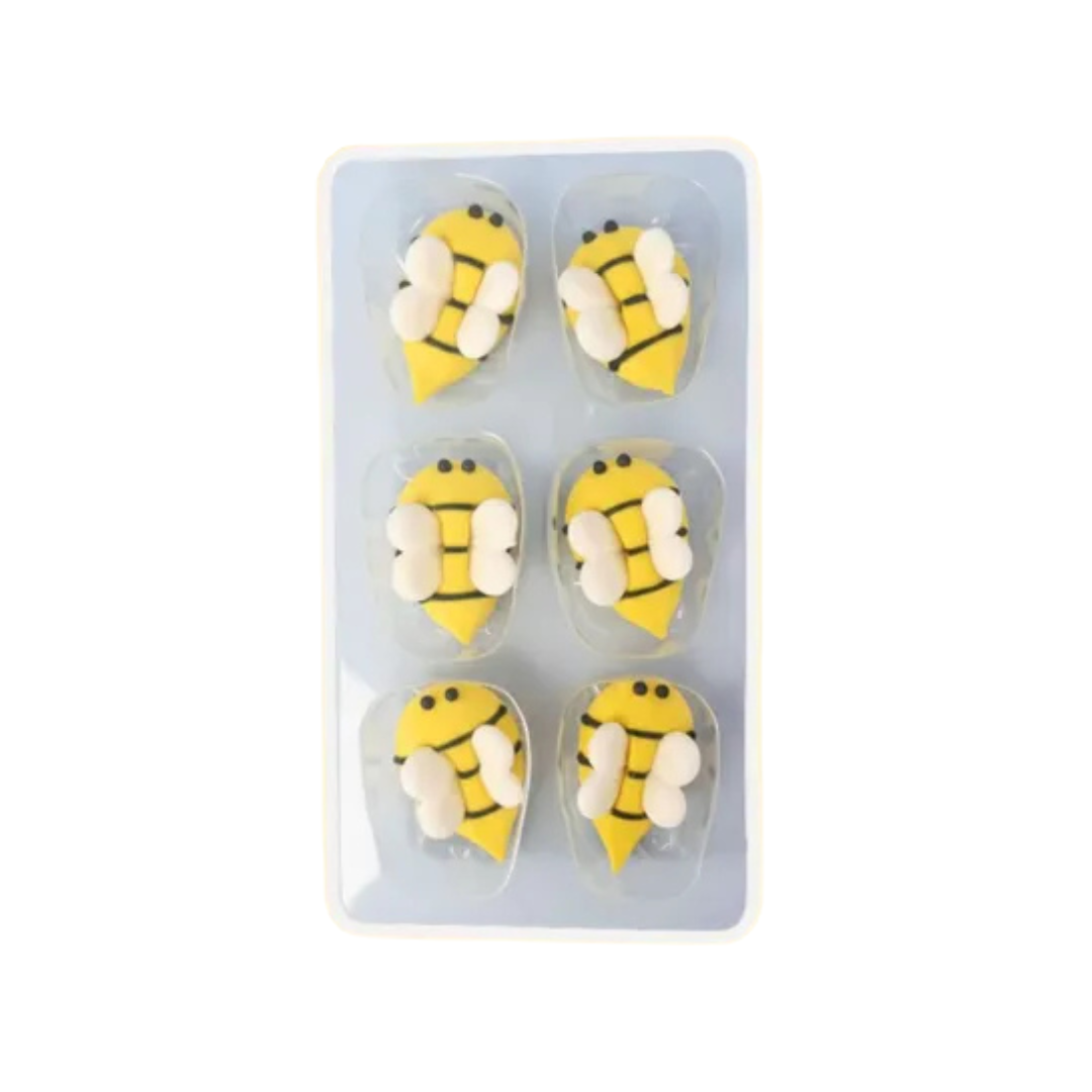 Sugar Decorations BEES 6 PIECE