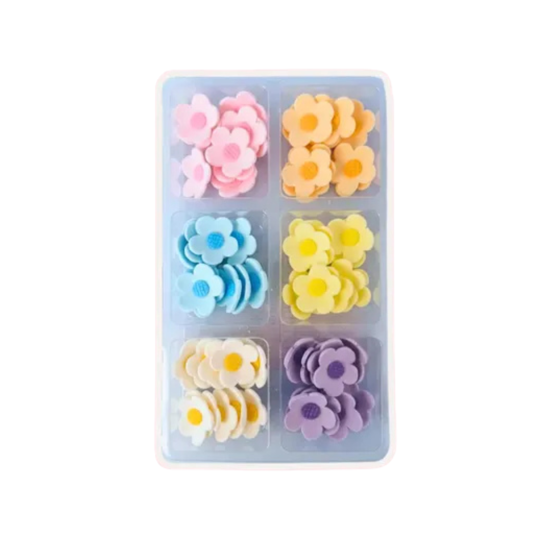 Sugar Decorations BLOSSOMS SMALL ASSORTED 60 PIECE