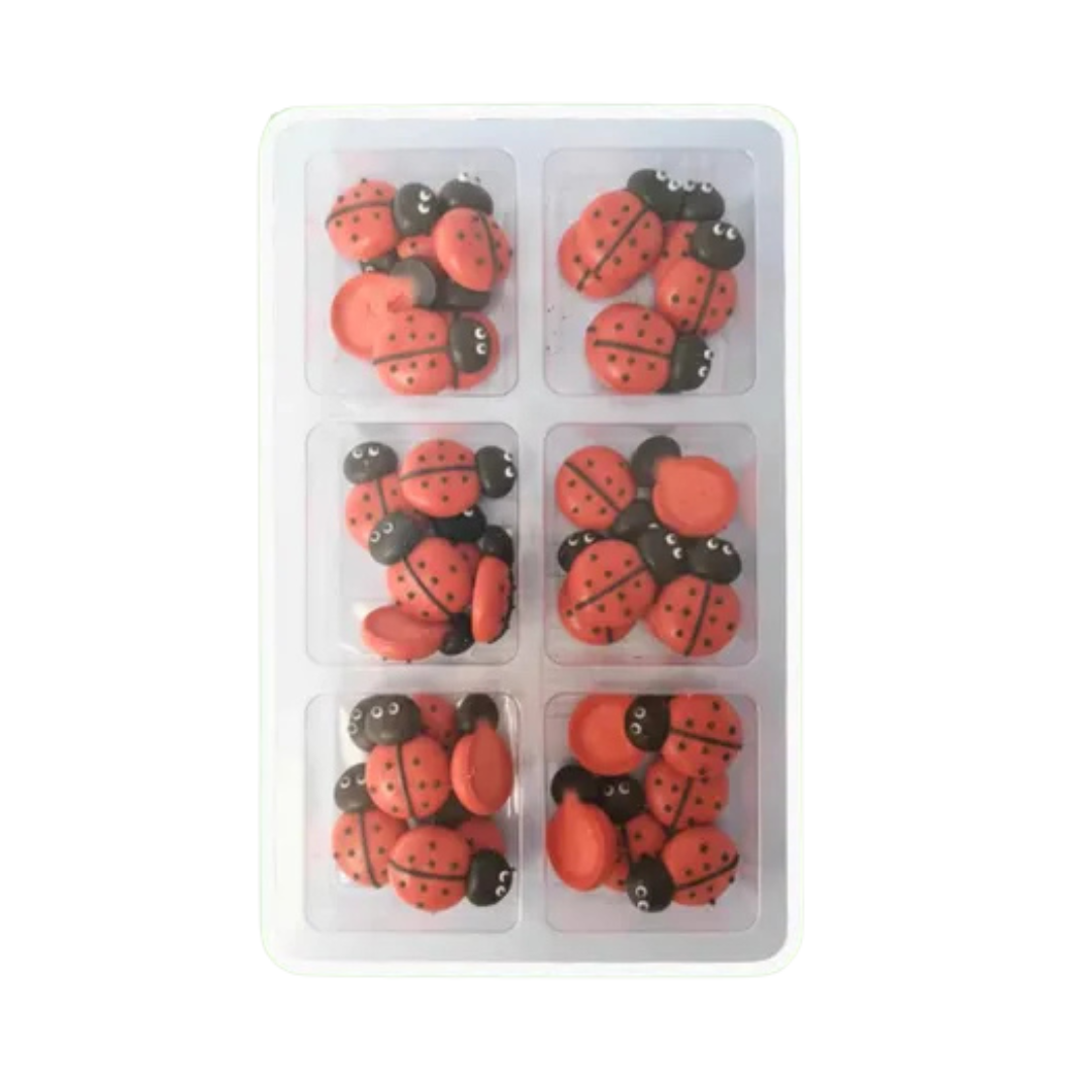 Sugar Decorations LADYBUGS 36 PIECE