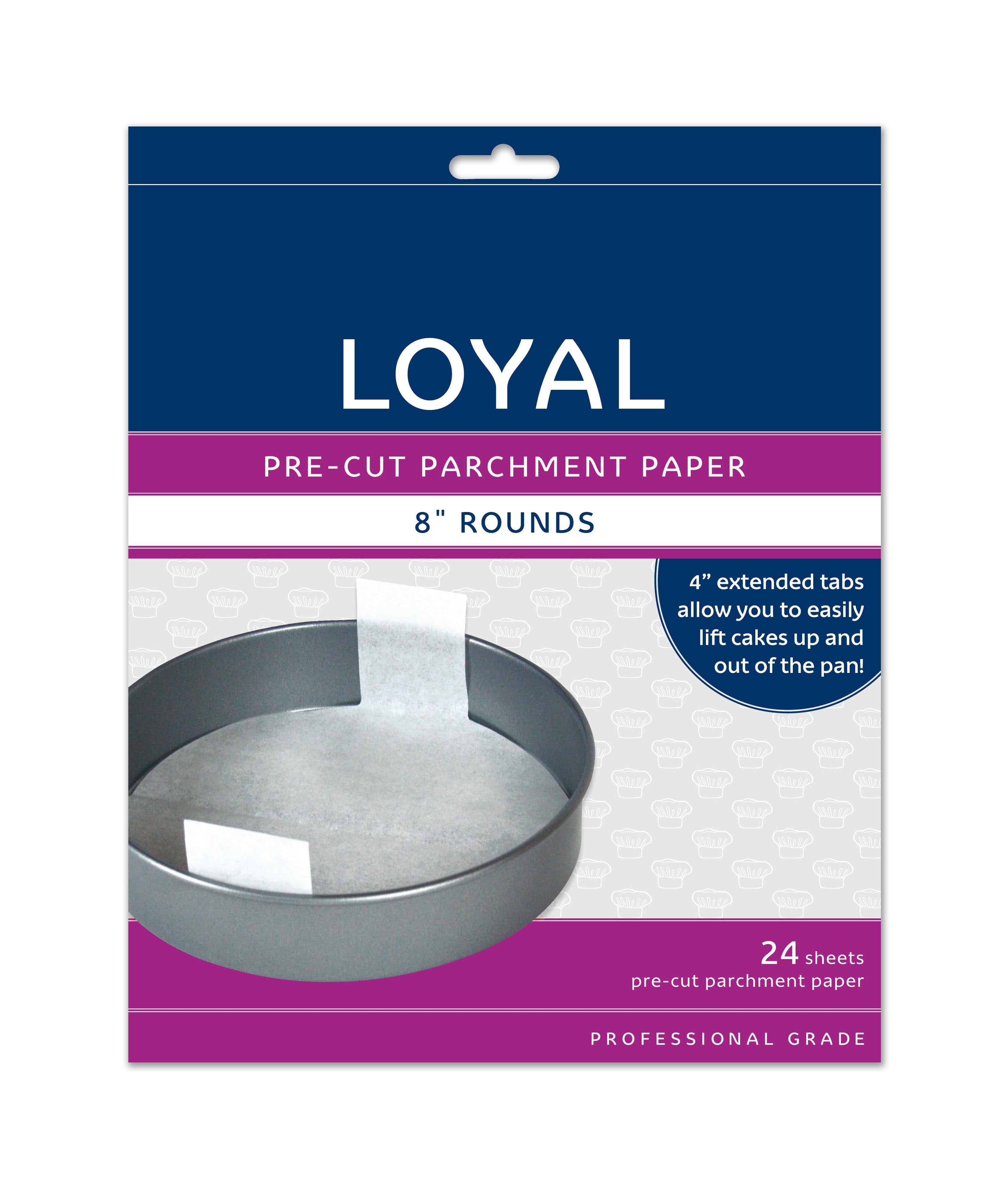 Pre-cut Parchment Rounds 8in