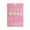 MILKSHAKE HAPPY BIRTHDAY CARAMEL Cake Topper
