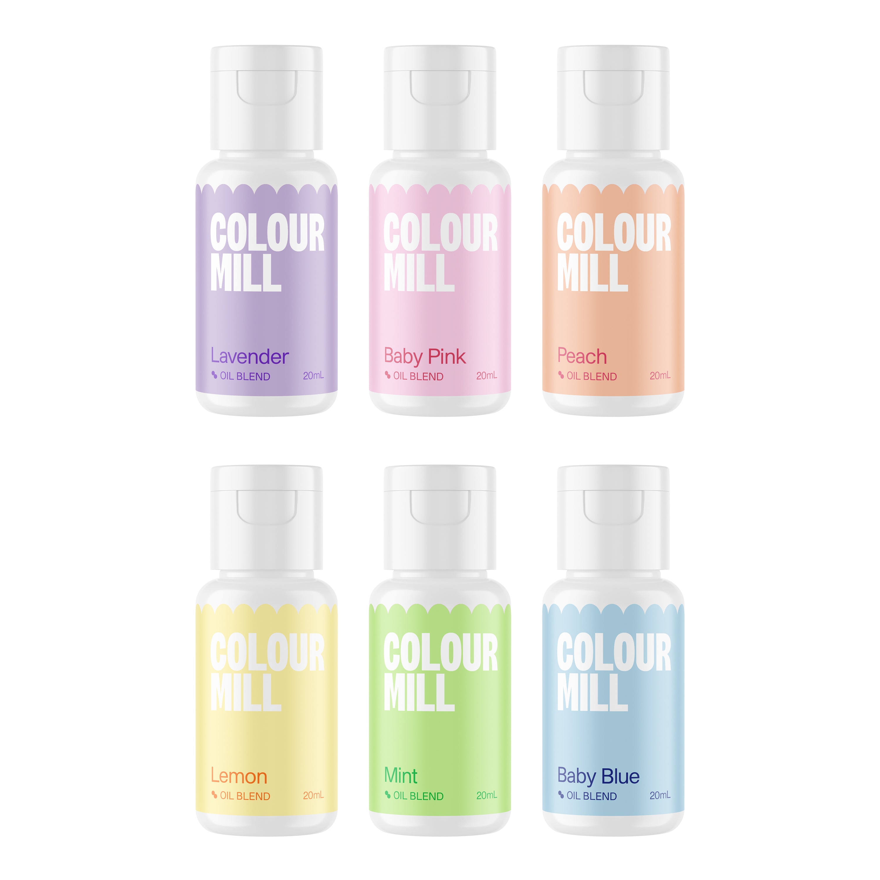 Oil Blend Pastel Pack 6pce
