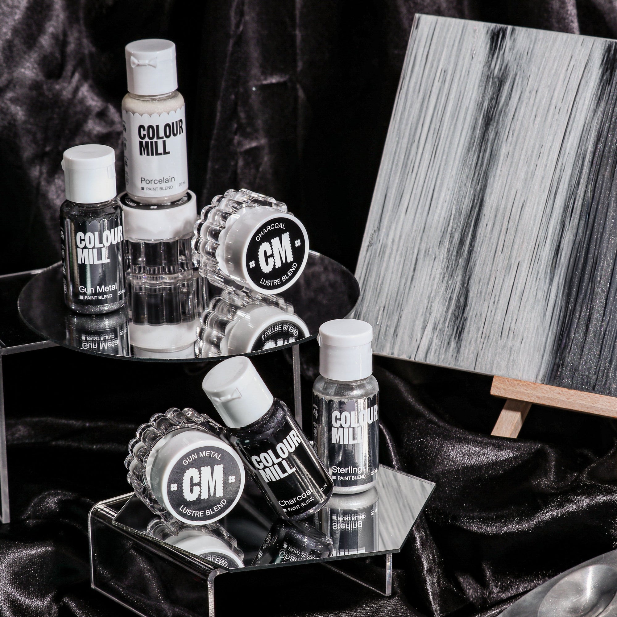 Metallic Paint Blend Gunmetal