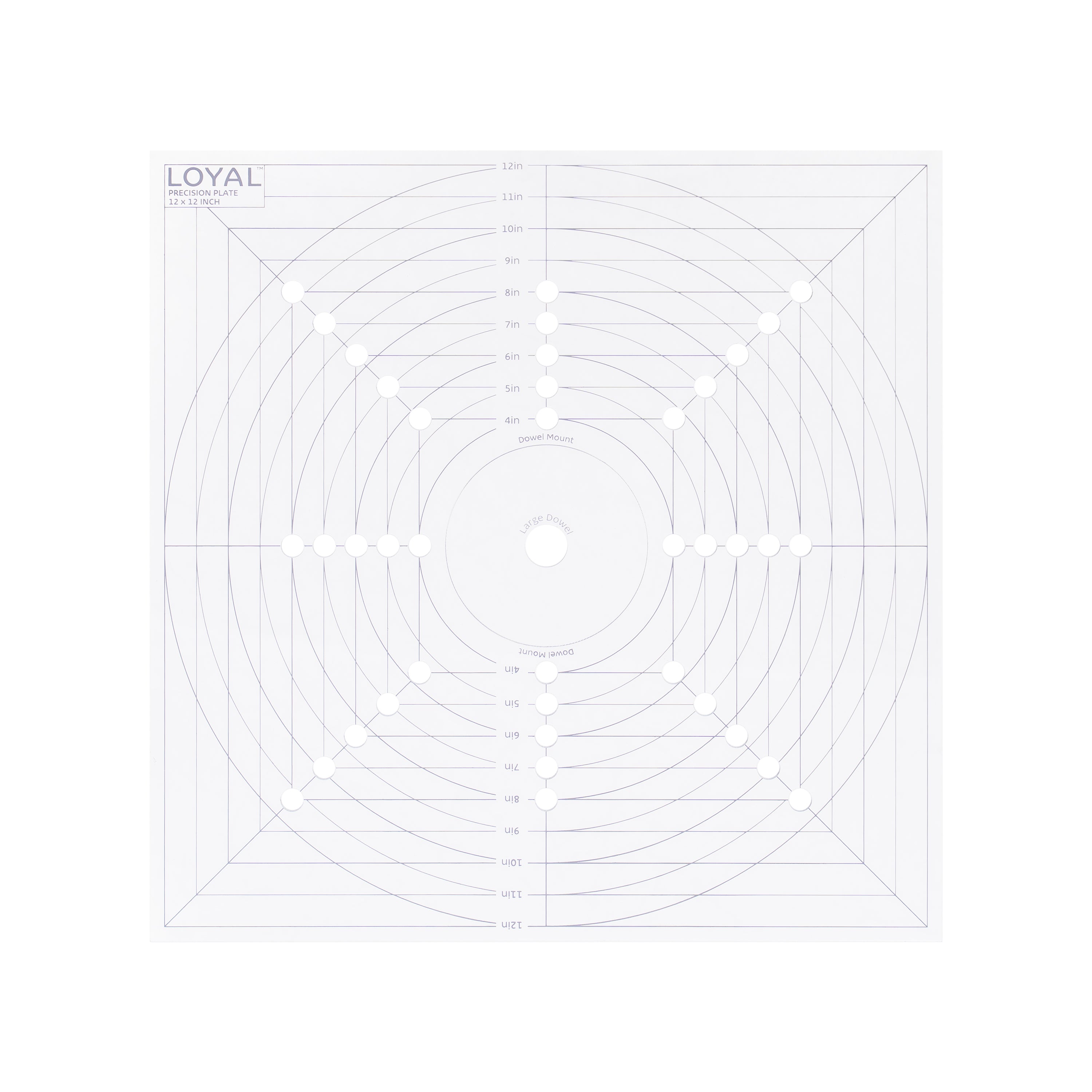 Precision Plate 12in x 12in