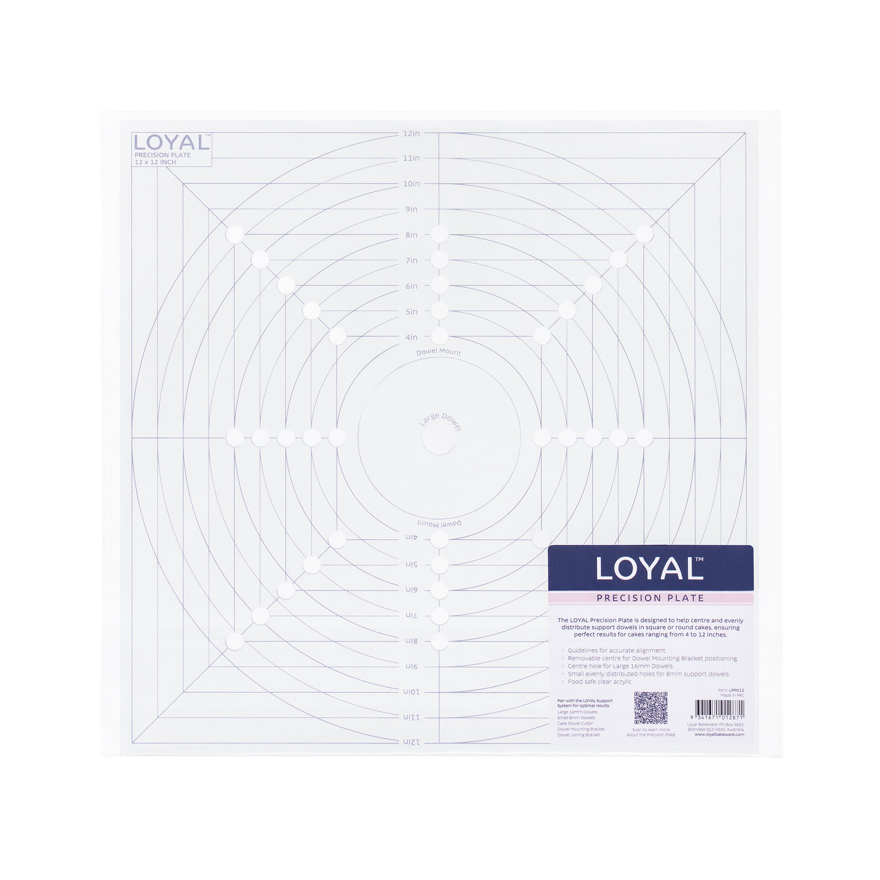 Precision Plate 12in x 12in