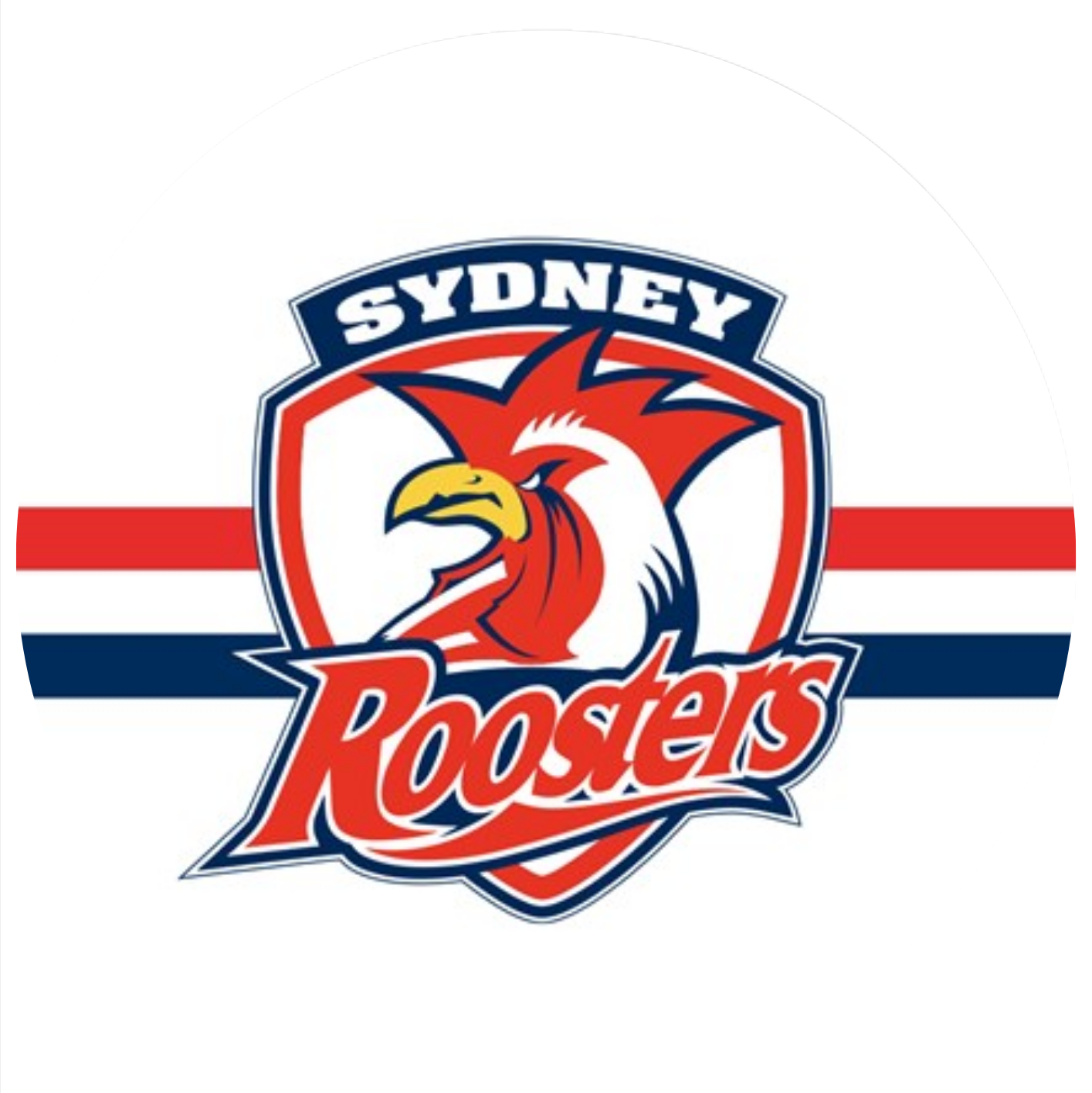 Roosters Logo 8 Inch Round Edible Images