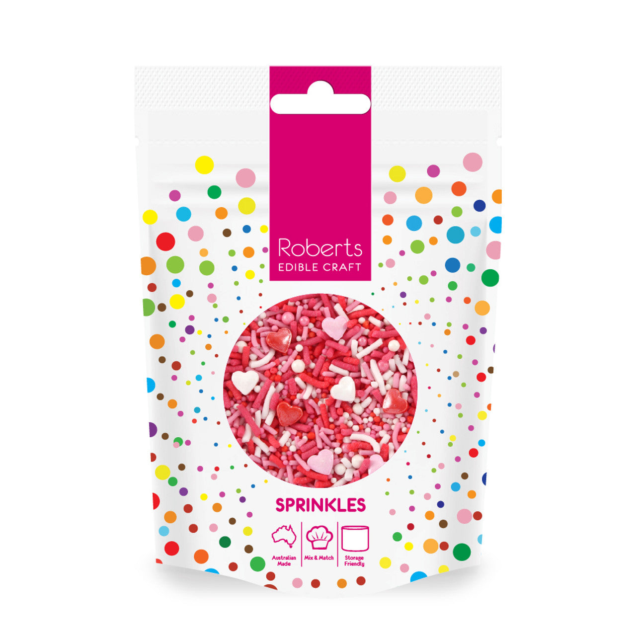 Queen of Hearts Sprinkle Mix 80g