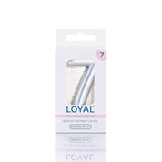 No 7 Silver Metallic Balloon Candle
