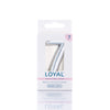 Silver Metallic Balloon Candle No 7